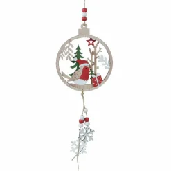 KAEMINGK Couronne de sapin à suspendre (H30 cm) Lois Multicolore Sale