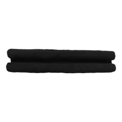 LUANCE Coussin bas de porte double velours cotelé (80 cm) Ernest Noir Outlet