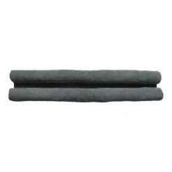 LUANCE Coussin bas de porte double velours cotelé (80 cm) Ernest Gris Clearance
