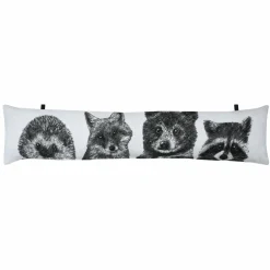 LOVELY CASA Coussin bas de porte polycoton (90 x 20 cm) Clairière Gris Sale