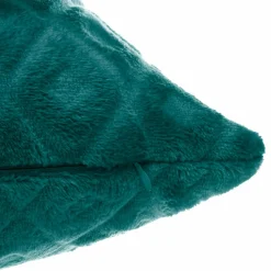 ATMOSPHERA Coussin carré (40 cm) 3D Losange Bleu canard Best