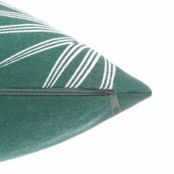 ATMOSPHERA Coussin carré (40 cm) Feuilles Vert Clearance