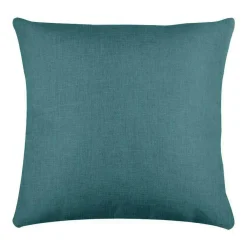 LOVELY CASA Coussin carré (50 x 50 cm) Béa Bleu canard Best