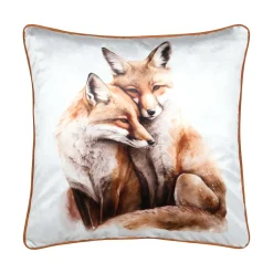 STOF Coussin carré (50 x 50 cm) Faune Orange Clearance