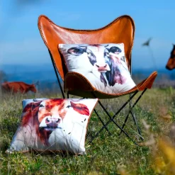 STOF Coussin carré (50 x 50 cm) Fernande brun Marron Sale