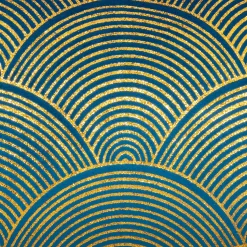ATMOSPHERA Coussin carré (40 x 40 cm) Glitter Bleu canard Best