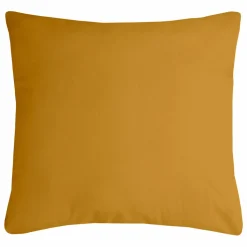 LOVELY CASA Coussin carré (60 x 60 cm) Nelson Jaune curry Jaune moutarde