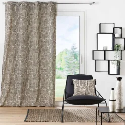 DOUCEUR D'INTERIEUR Coussin carré (45 x 45 cm) Pandore Noir Outlet