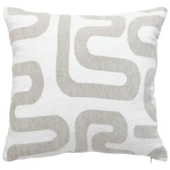 Atmosphera, cru017dateur d'intu017drieur Coussin carré (40 x 40 cm) Safina Beige Sale