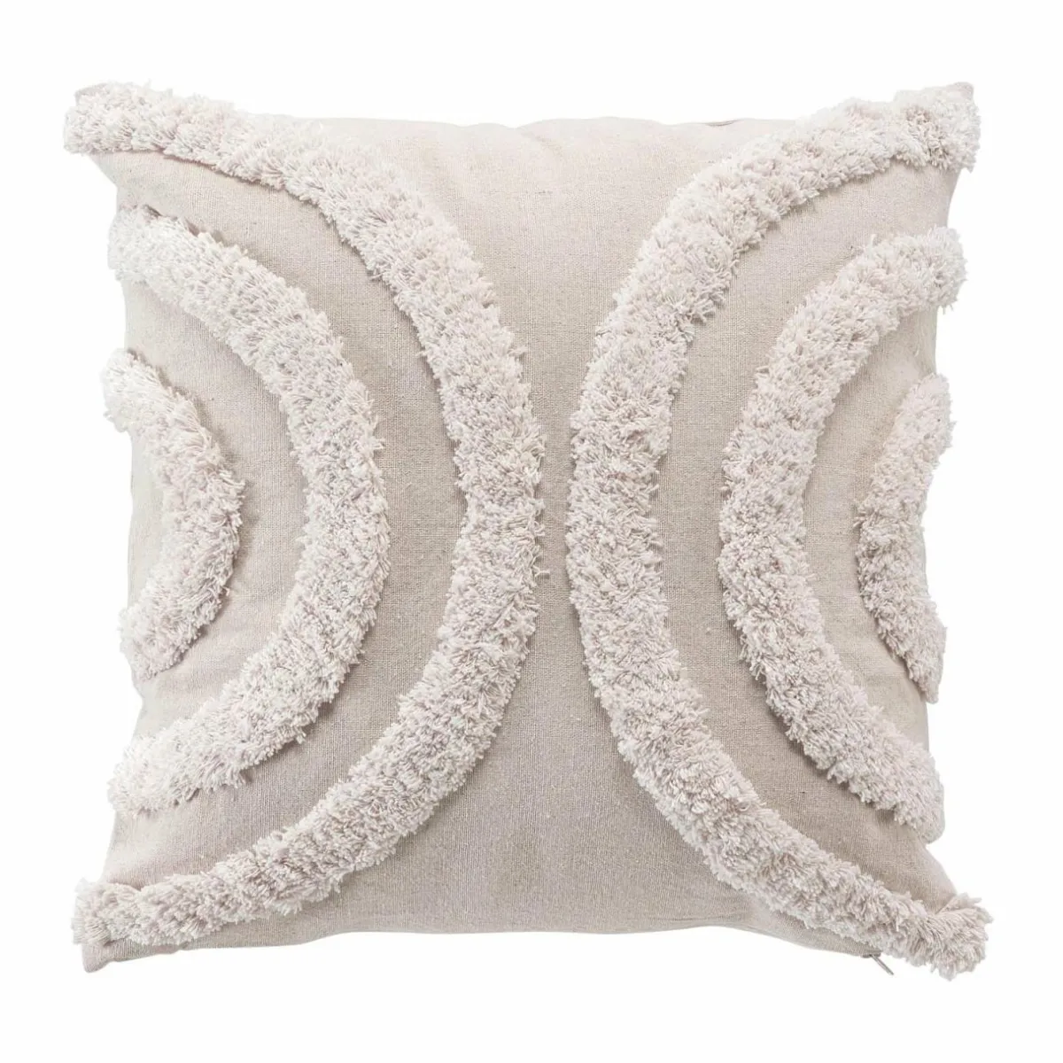 DOUCEUR D'INTERIEUR Coussin carré (40 x 40 cm) Zita Beige Outlet