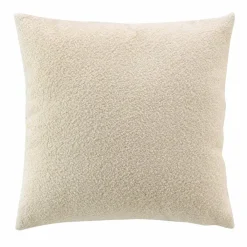 douceur d'intu017drieur Coussin carré bouclette (45 cm) Wooly Ecru Beige New