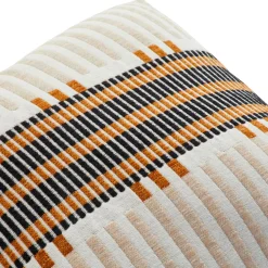 Atmosphera, cru017dateur d'intu017drieur Coussin carré brodé (40 x 40 cm) Jangwa Beige Hot