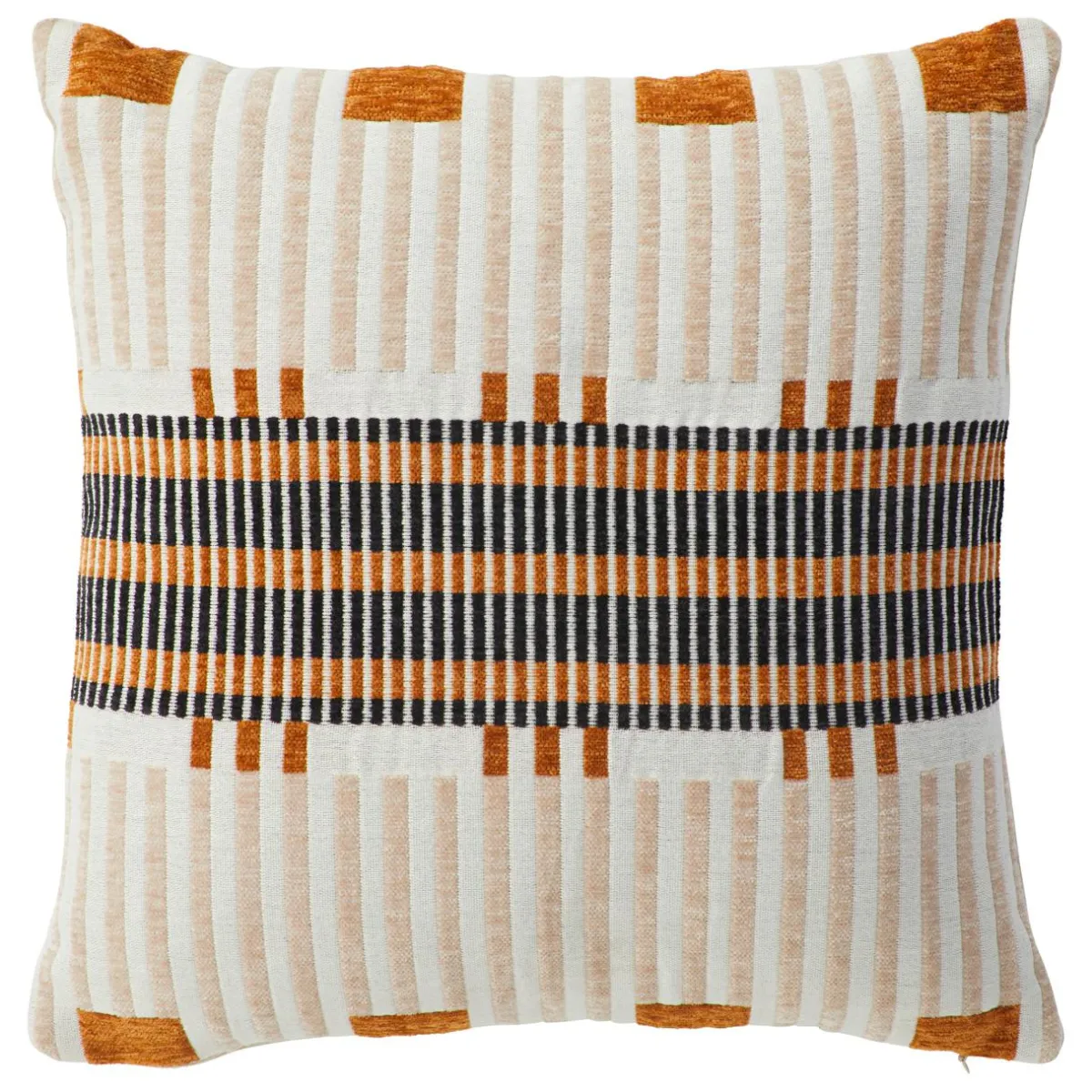 Atmosphera, cru017dateur d'intu017drieur Coussin carré brodé (40 x 40 cm) Jangwa Beige Hot