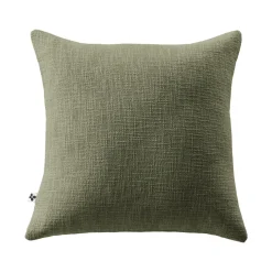 L'EFFET PAPILLON Coussin carré coton (45 x 45 cm) Sixtine Vert romarin