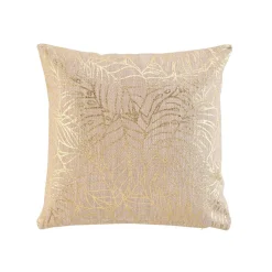 douceur d'intu017drieur Coussin carré coton (40 x 40 cm) Solea Or Sale