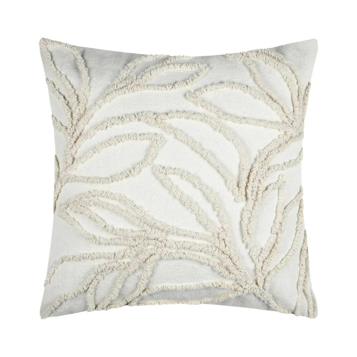 STOF Coussin carré coton (40 x 40 cm) Hemera Beige Naturel Hot