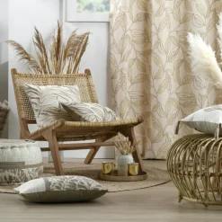 STOF Coussin carré coton (40 x 40 cm) Hemera Beige Naturel Hot