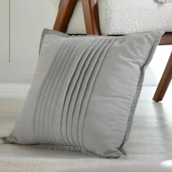 STOF Coussin carré coton (50 x 50 cm) Joséphine Gris clair Online