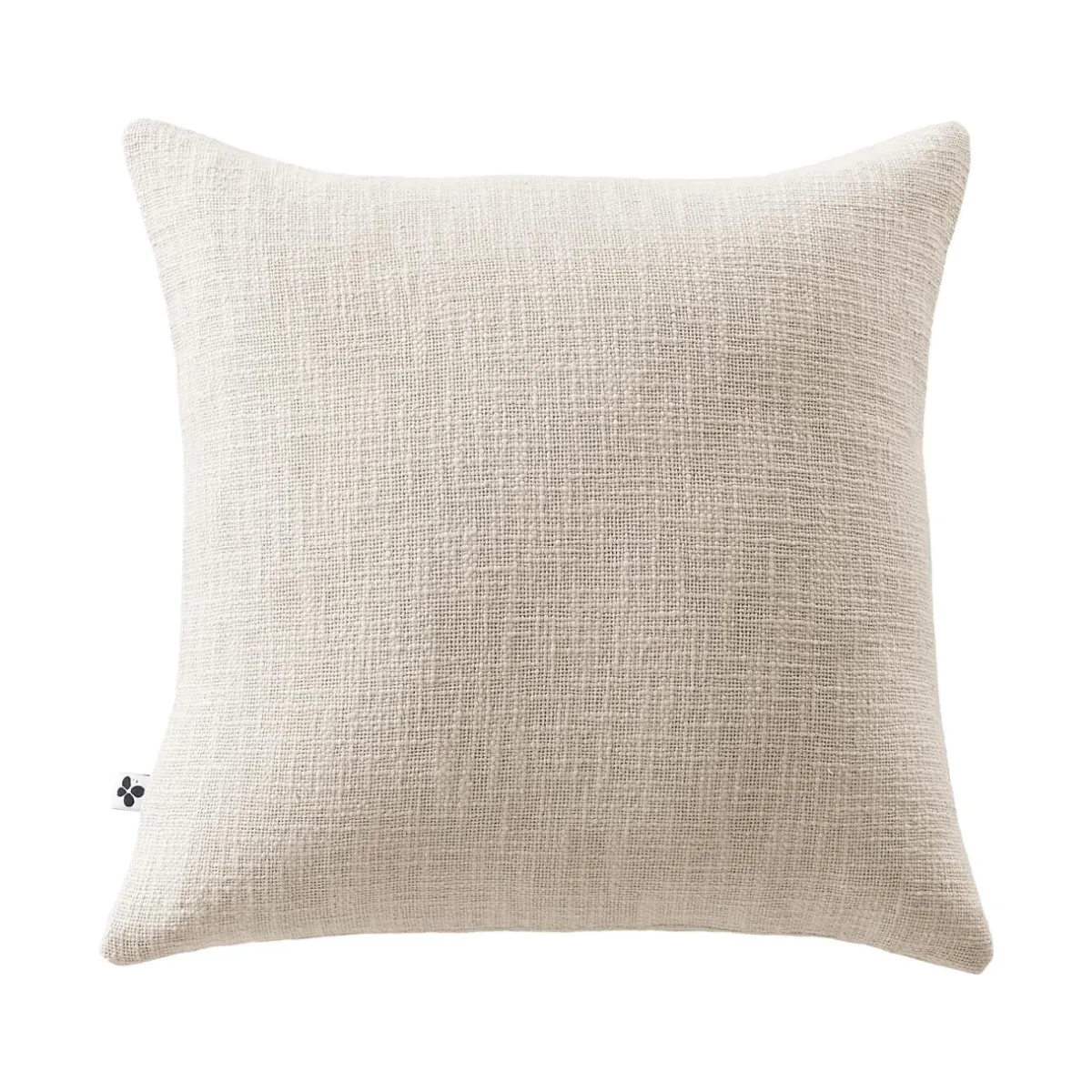 L'EFFET PAPILLON Coussin carré coton (45 x 45 cm) Sixtine Beige Clearance