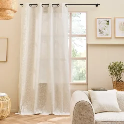 douceur d'intu017drieur Coussin carré coton (45 x 45 cm) Naya Beige Online