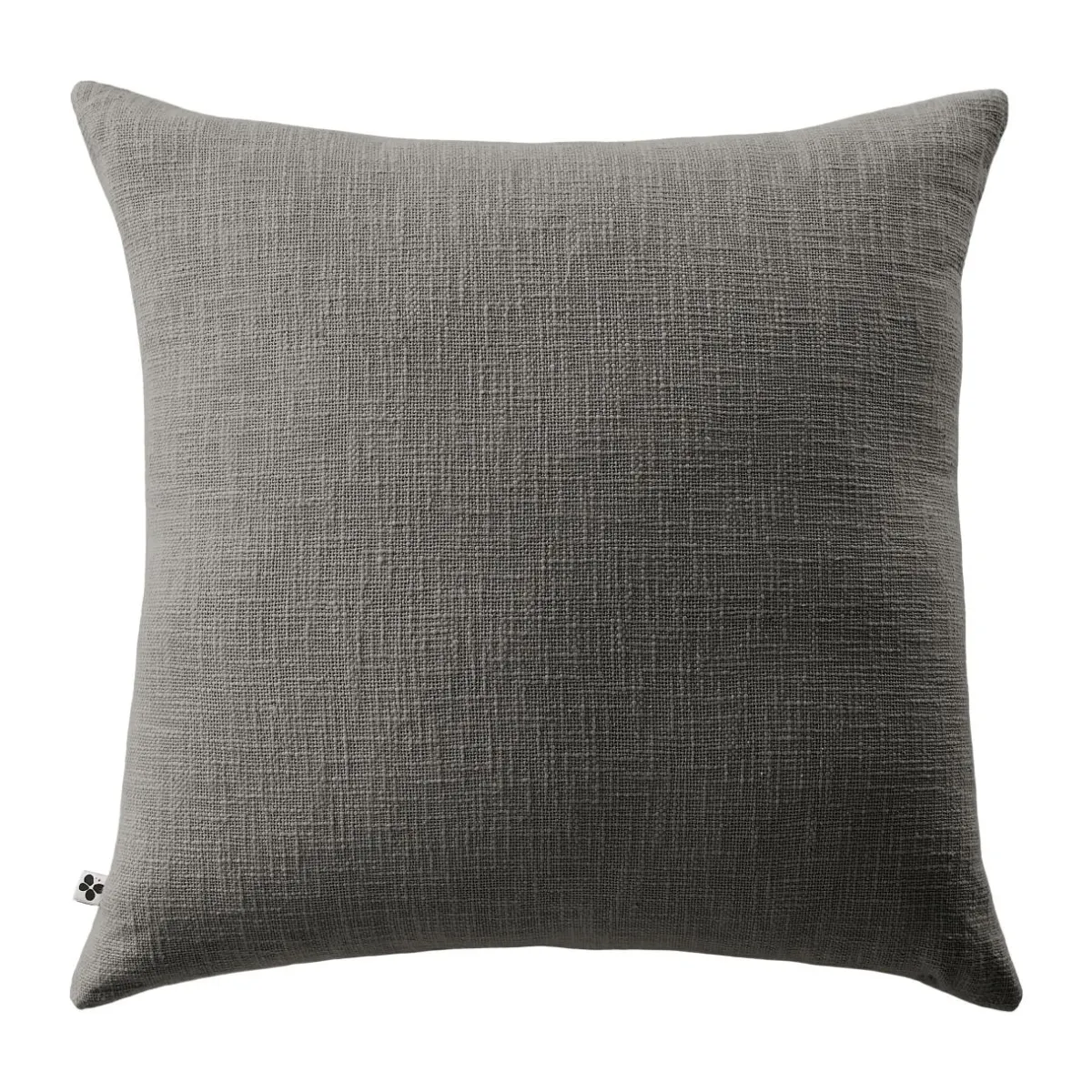 L'EFFET PAPILLON Coussin carré coton (60 x 60 cm) Sixtine Gris ardoise Gris foncé Online