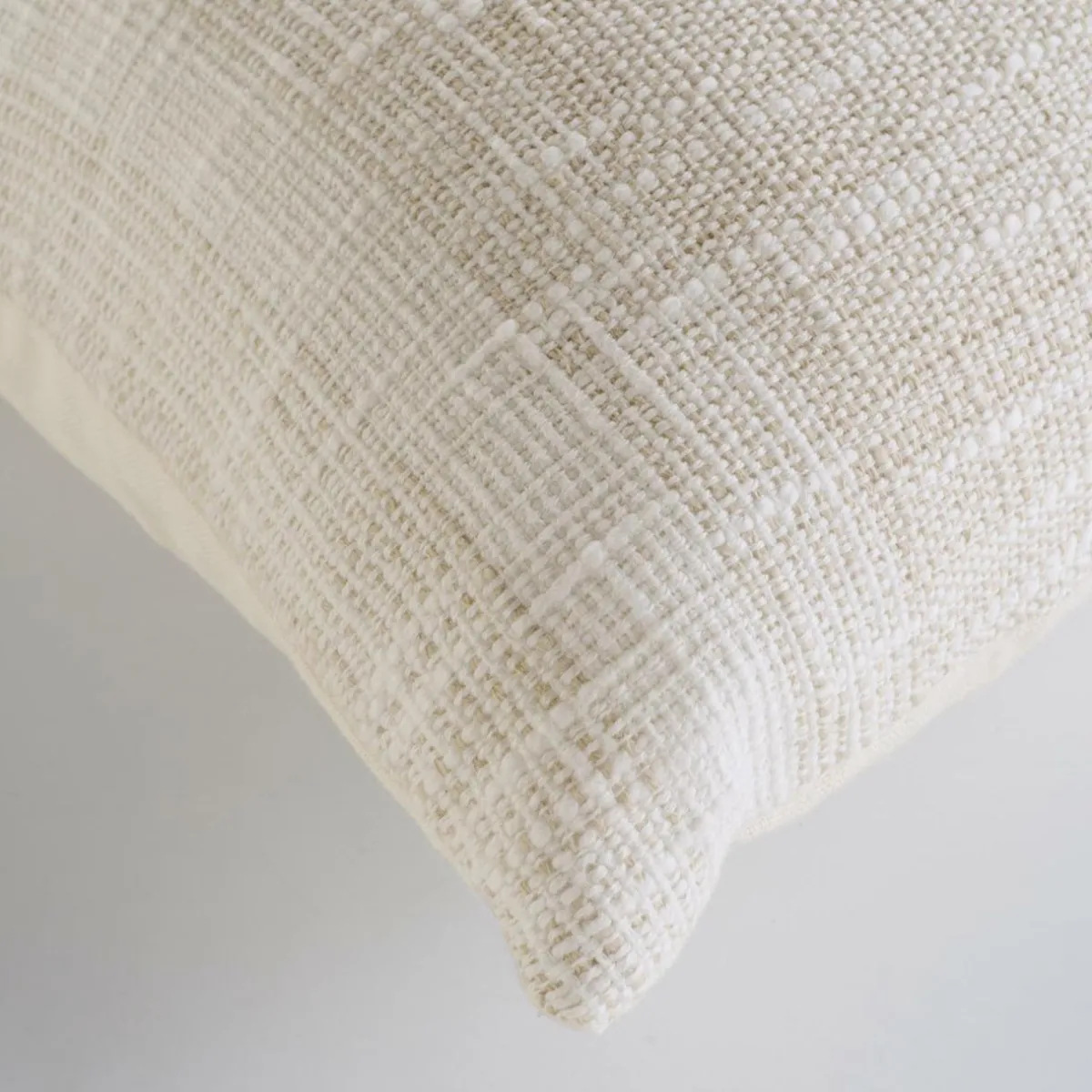 douceur d'intu017drieur Coussin carré coton (45 x 45 cm) Island Ecru New