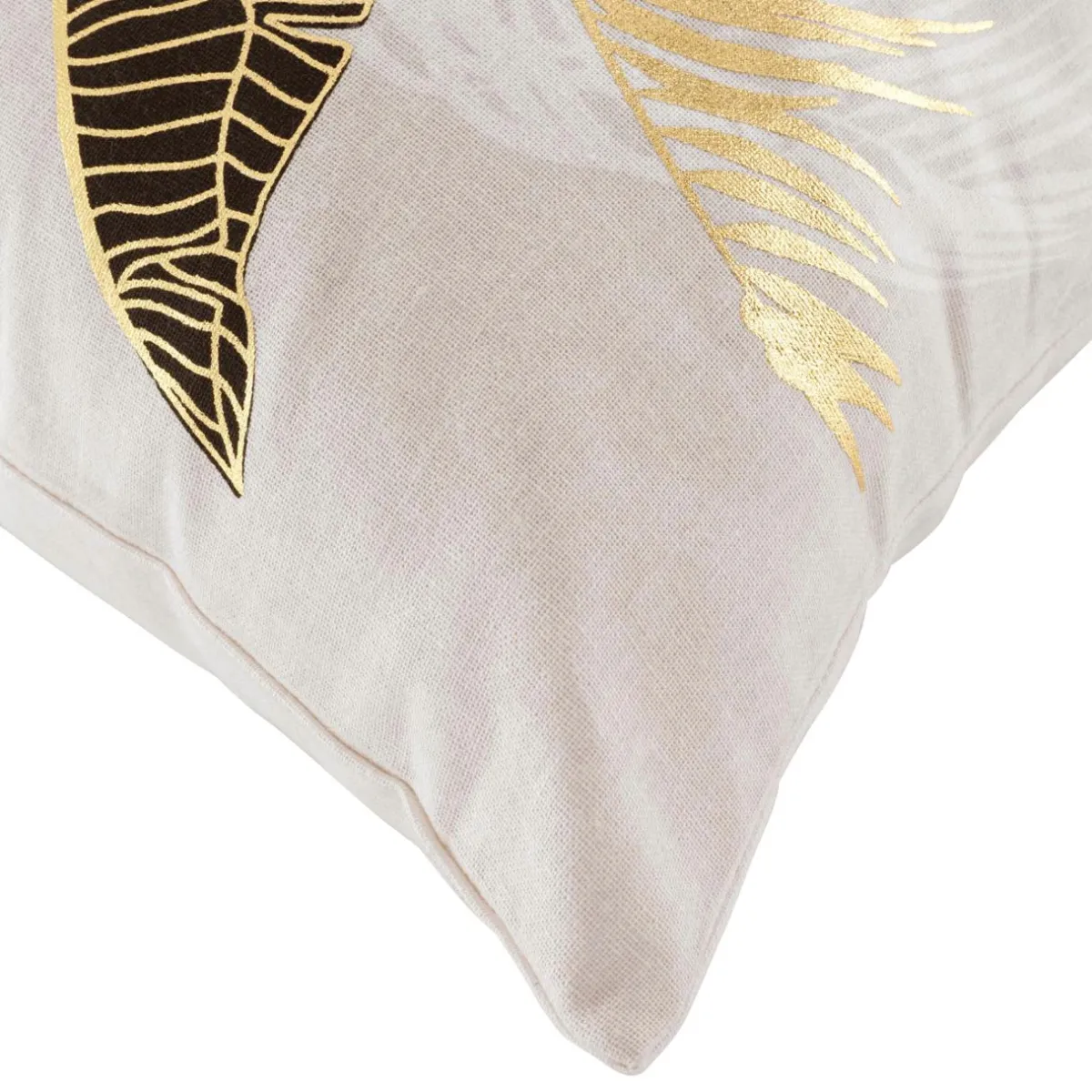 DOUCEUR D'INTERIEUR Coussin carré coton (45 x 45 cm) Aileen Ecru Hot