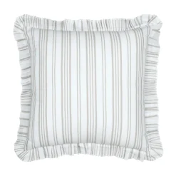 STOF Coussin carré coton (50 x 50 cm) Joséphine Ecru Discount