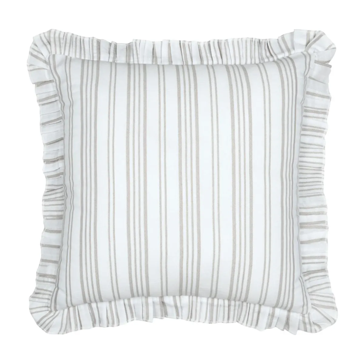 STOF Coussin carré coton (50 x 50 cm) Joséphine Ecru Discount