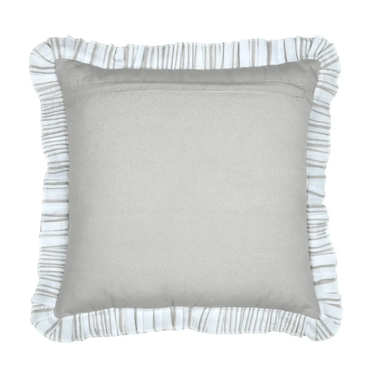 STOF Coussin carré coton (50 x 50 cm) Joséphine Ecru Discount
