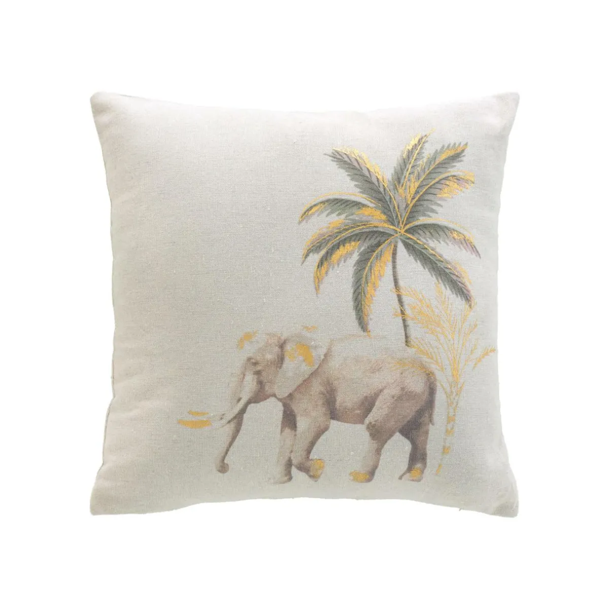 douceur d'intu017drieur Coussin carré coton (45 x 45 cm) Willo Ecru Sale