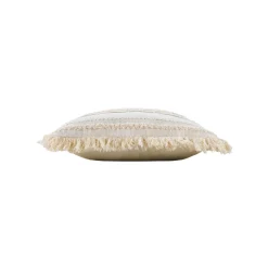 douceur d'intu017drieur Coussin carré coton (40 x 40 cm) Atlas Beige