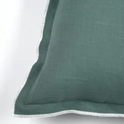 STOF Coussin carré coton (45 x 45 cm) Helios Vert New