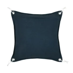 STOF Coussin carré coton (50 x 50 cm) Bordemer Bleu marine Best