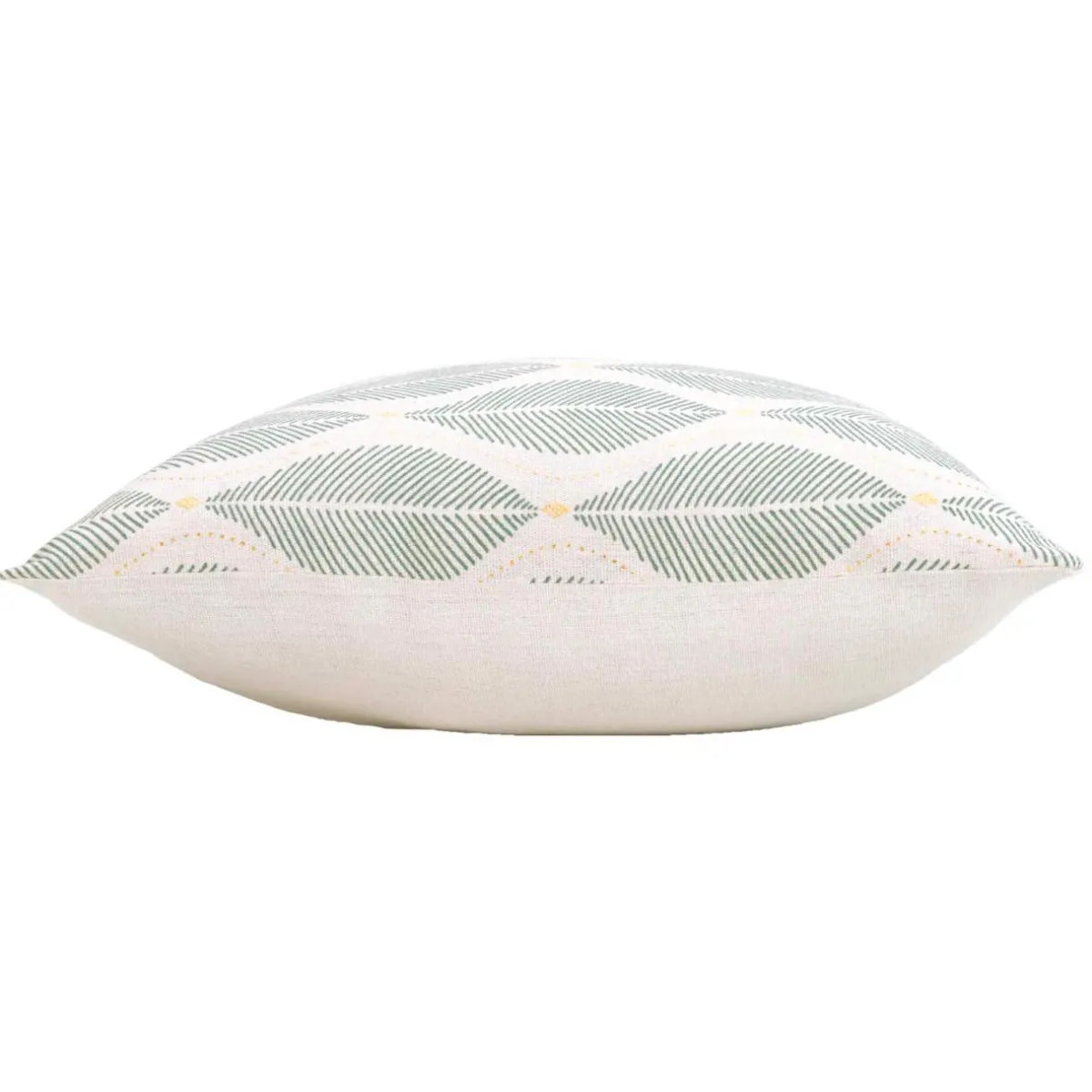 douceur d'intu017drieur Coussin carré coton (45 x 45 cm) Maho sauge Vert Discount