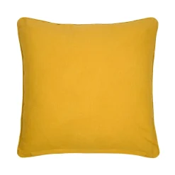 STOF Coussin carré coton (50 x 50 cm) Emmy Jaune moutarde Online