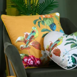 STOF Coussin carré coton (50 x 50 cm) Emmy Jaune moutarde Online