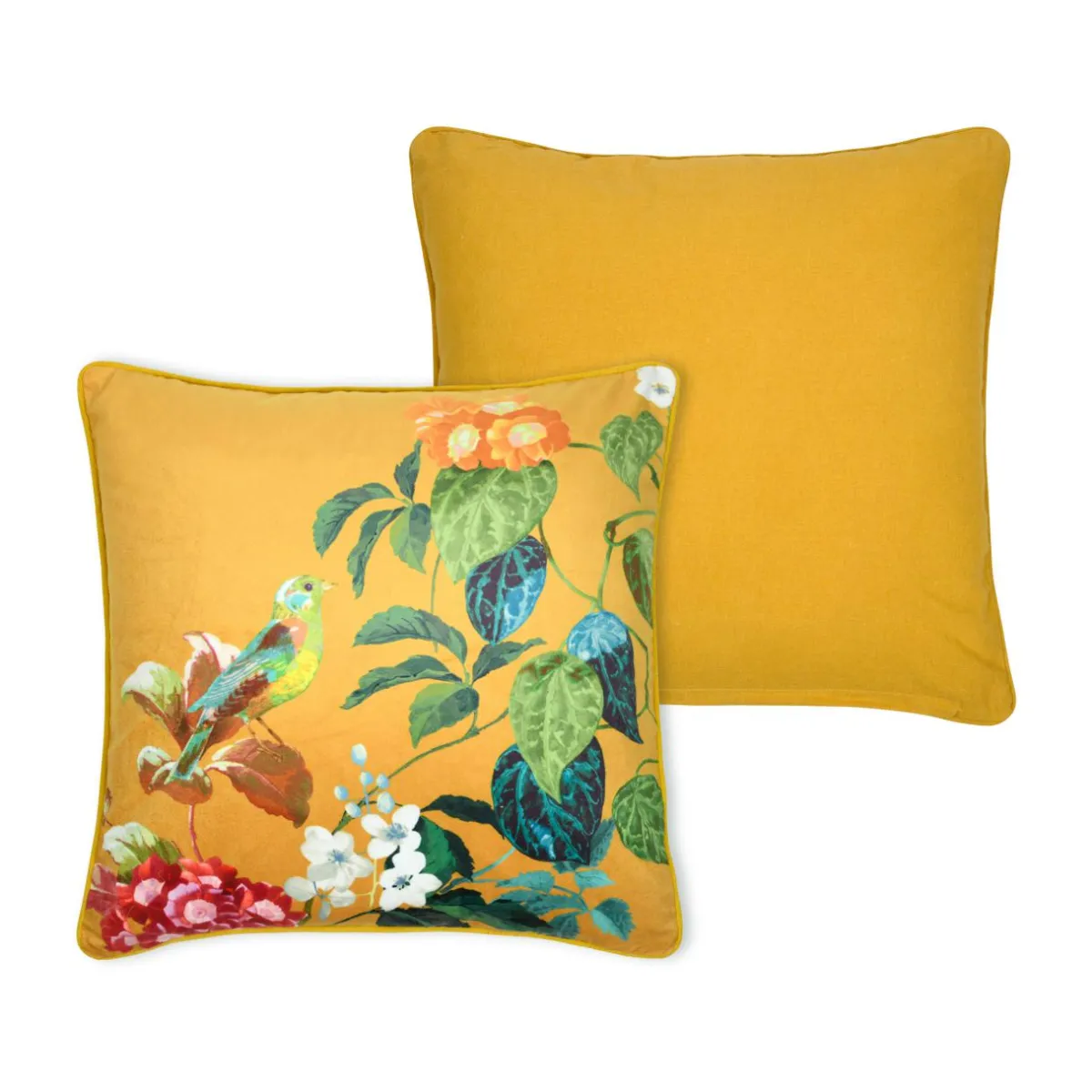 STOF Coussin carré coton (50 x 50 cm) Emmy Jaune moutarde Online
