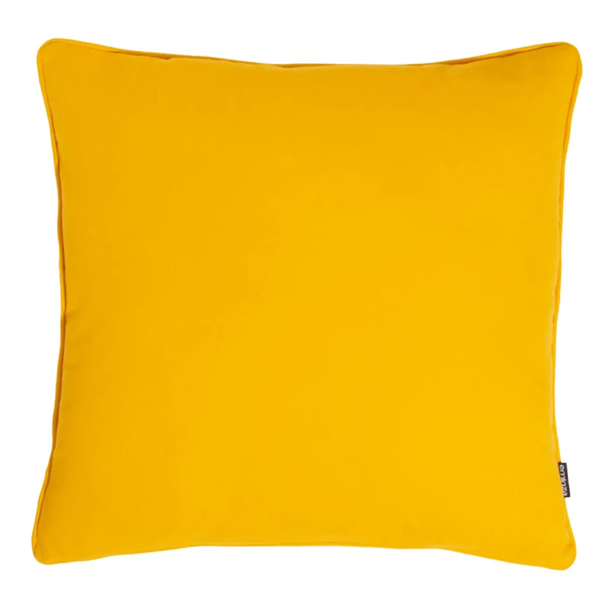 EMINZA Coussin carré coton (60 x 60 cm) Pixel Jaune moutarde