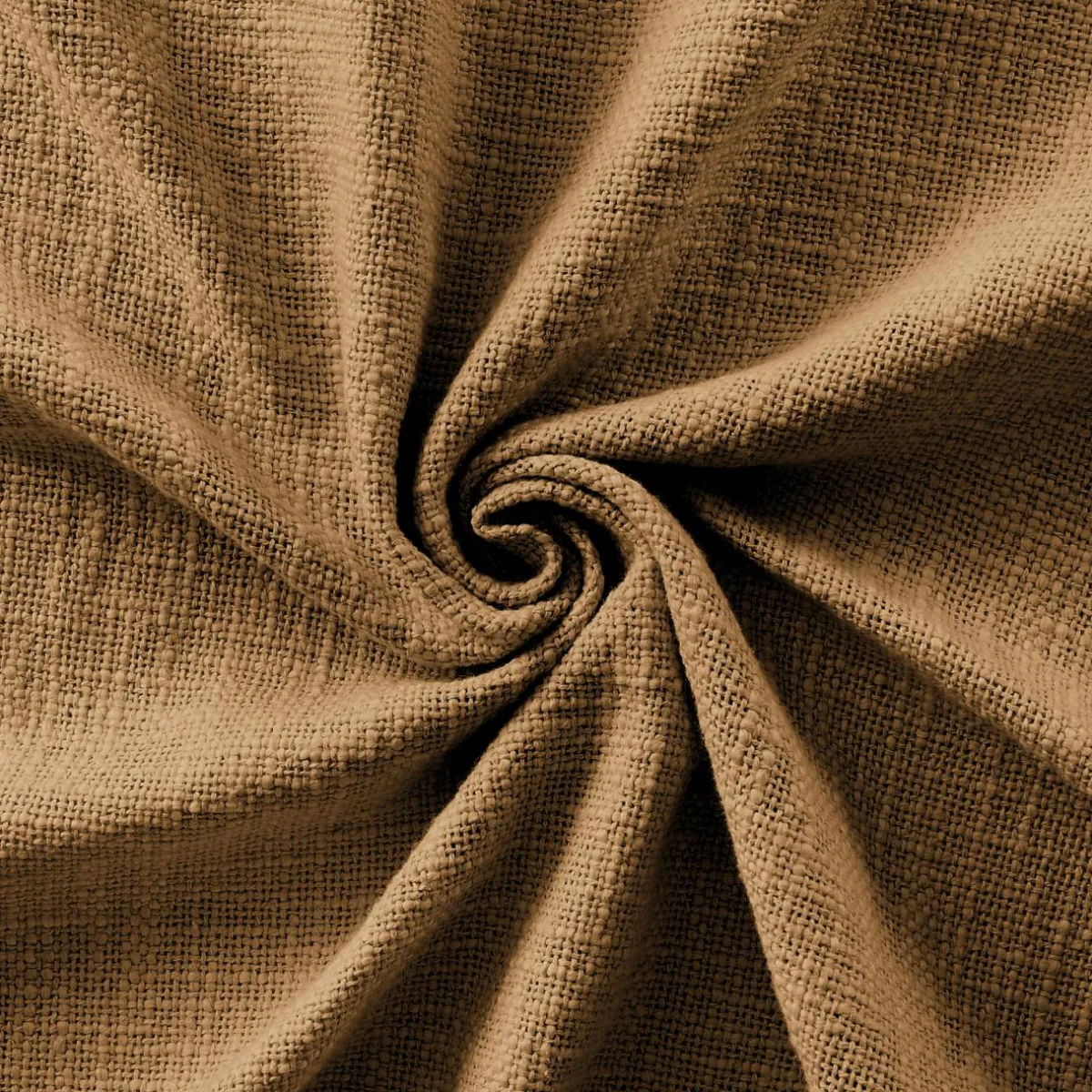 L'EFFET PAPILLON Coussin carré coton (45 x 45 cm) Sixtine Camel New
