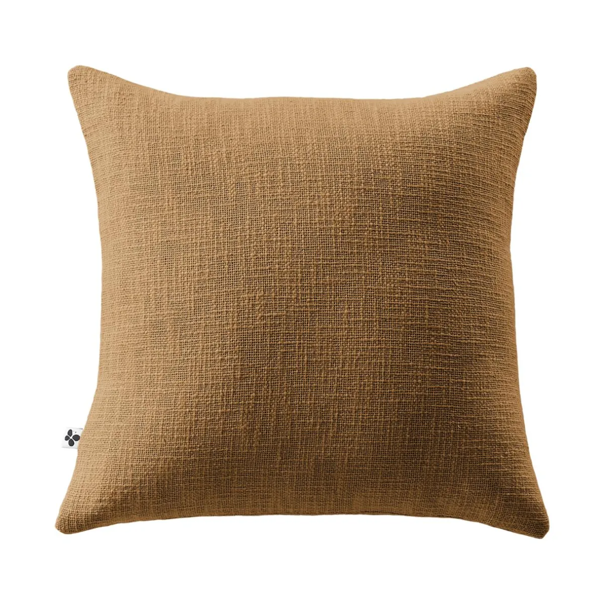 L'EFFET PAPILLON Coussin carré coton (45 x 45 cm) Sixtine Camel New