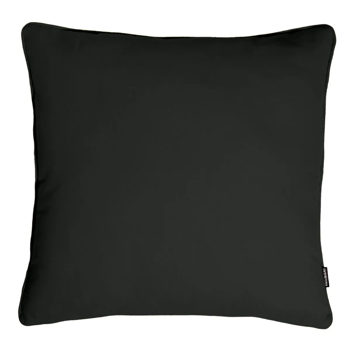 EMINZA Coussin carré coton (60 x 60 cm) Pixel Noir Hot
