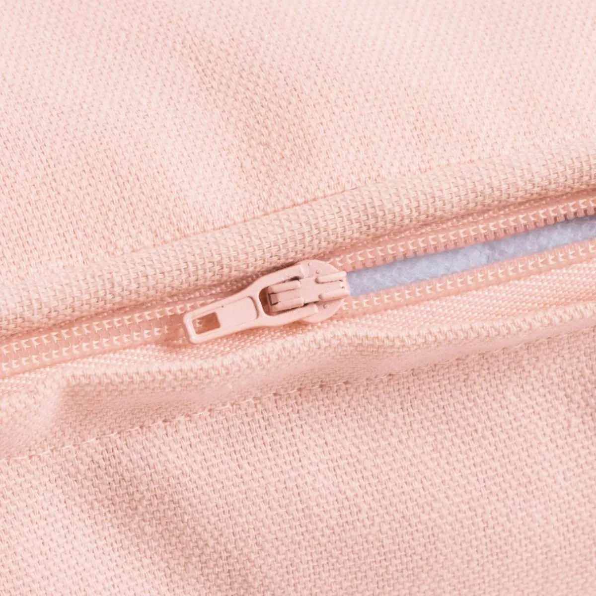EMINZA Coussin carré coton (60 x 60 cm) Pixel Rose poudré Outlet
