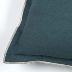 STOF Coussin carré coton (45 x 45 cm) Helios Bleu Hot