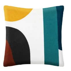 ATMOSPHERA Coussin carré coton (45 x 45 cm) Hary Multicolore Best