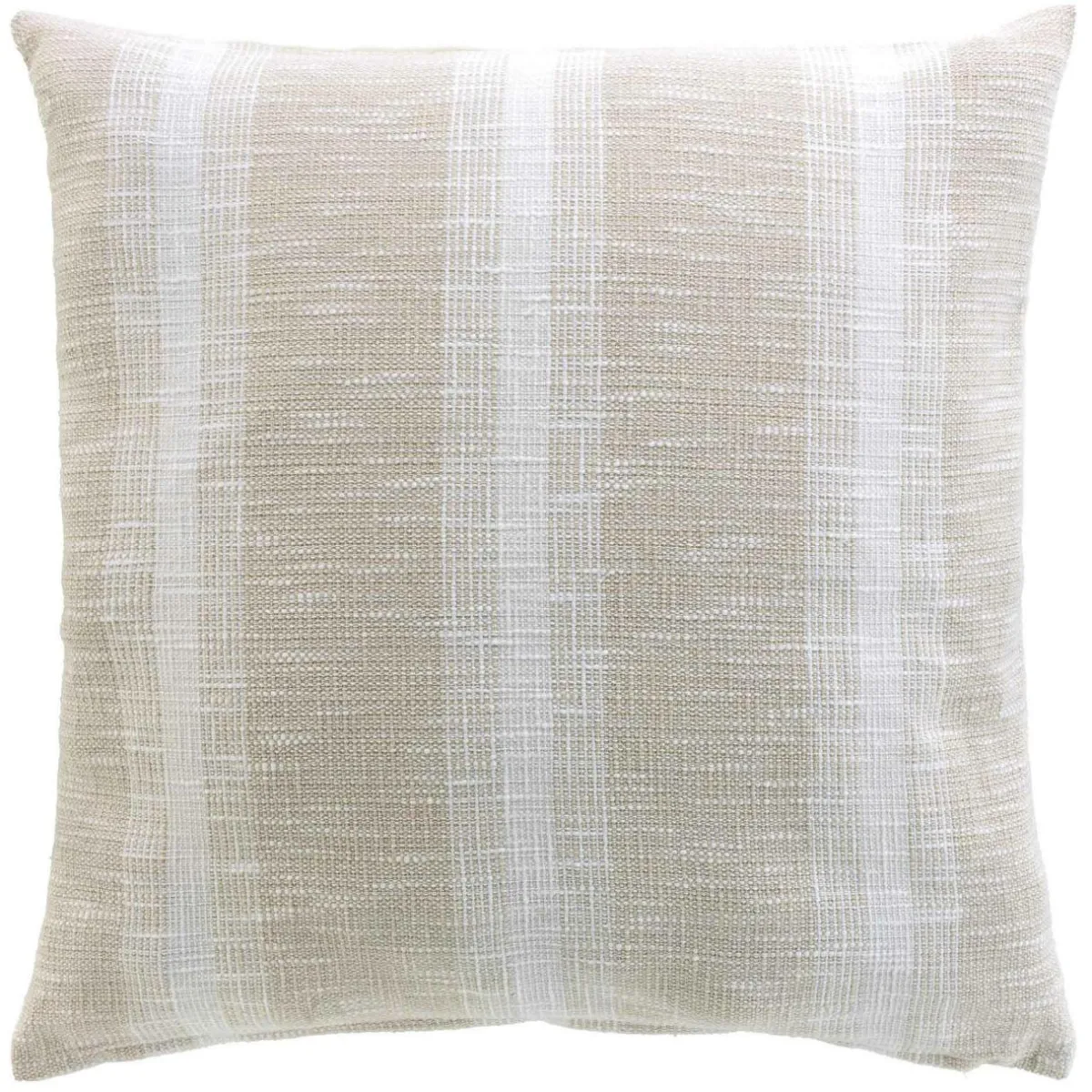 douceur d'intu017drieur Coussin carré coton tissé (60 x 60 cm) Island Beige Clearance