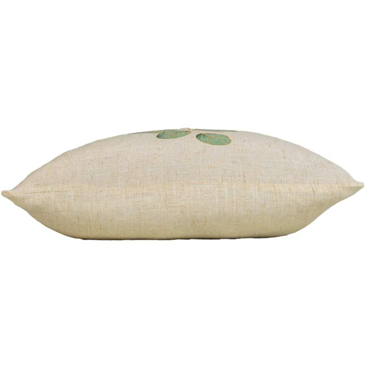 douceur d'intu017drieur Coussin carré effet lin (45 x 45 cm) Eucalys Vert Online
