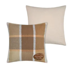 STOF Coussin carré en coton (45 x 45 cm) Wildforest Camel Hot