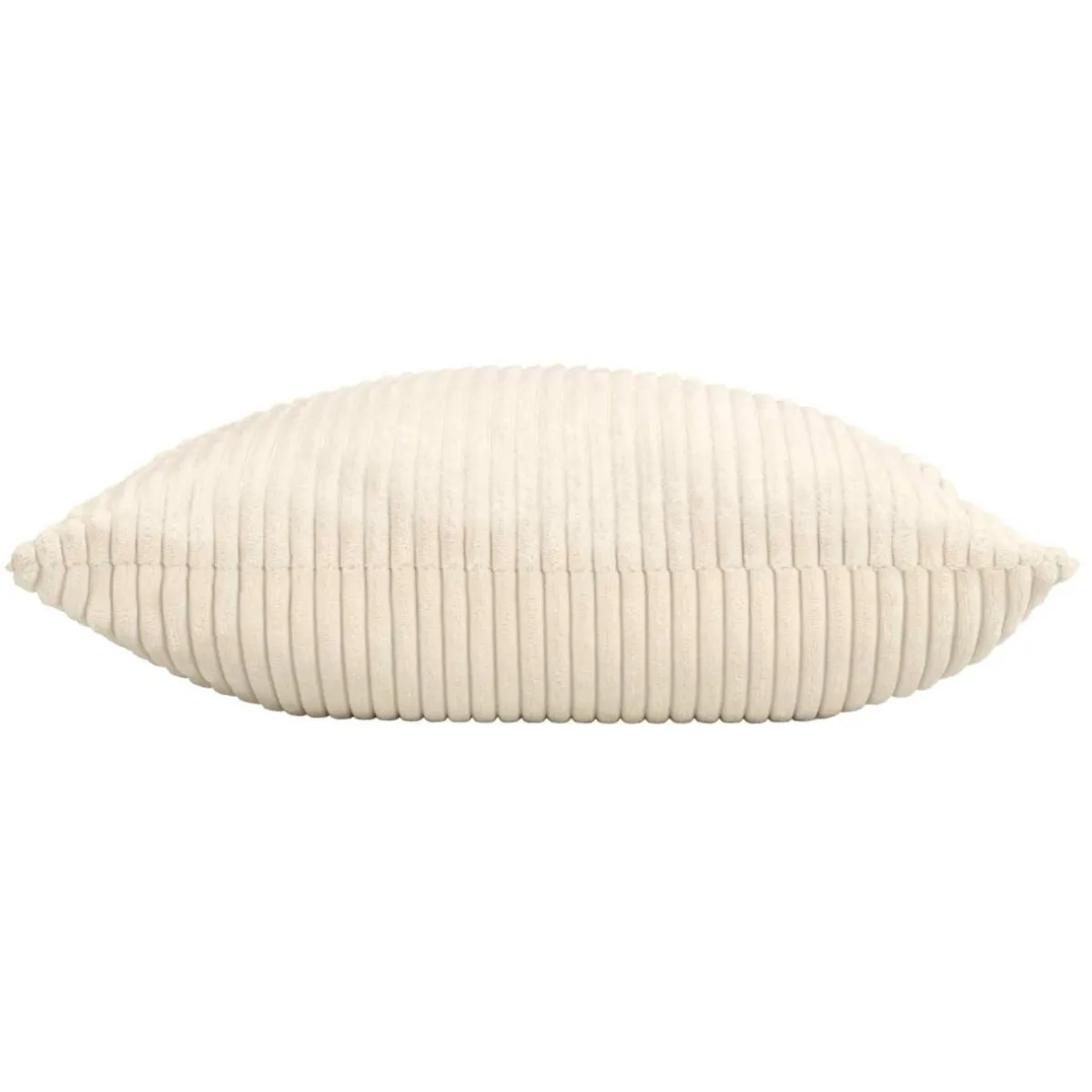 douceur d'intu017drieur Coussin carré en flanelle relief (45 x 45 cm) Nils Ecru Discount