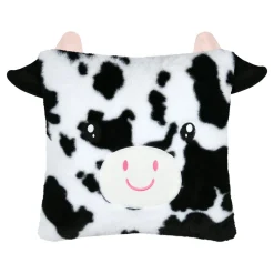 STOF Coussin carré enfant (40 x 40 cm) Zamis Vache Noir